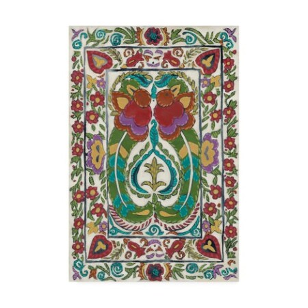 Chariklia Zarris 'Batik Embroidery Iii' Canvas Art,30x47